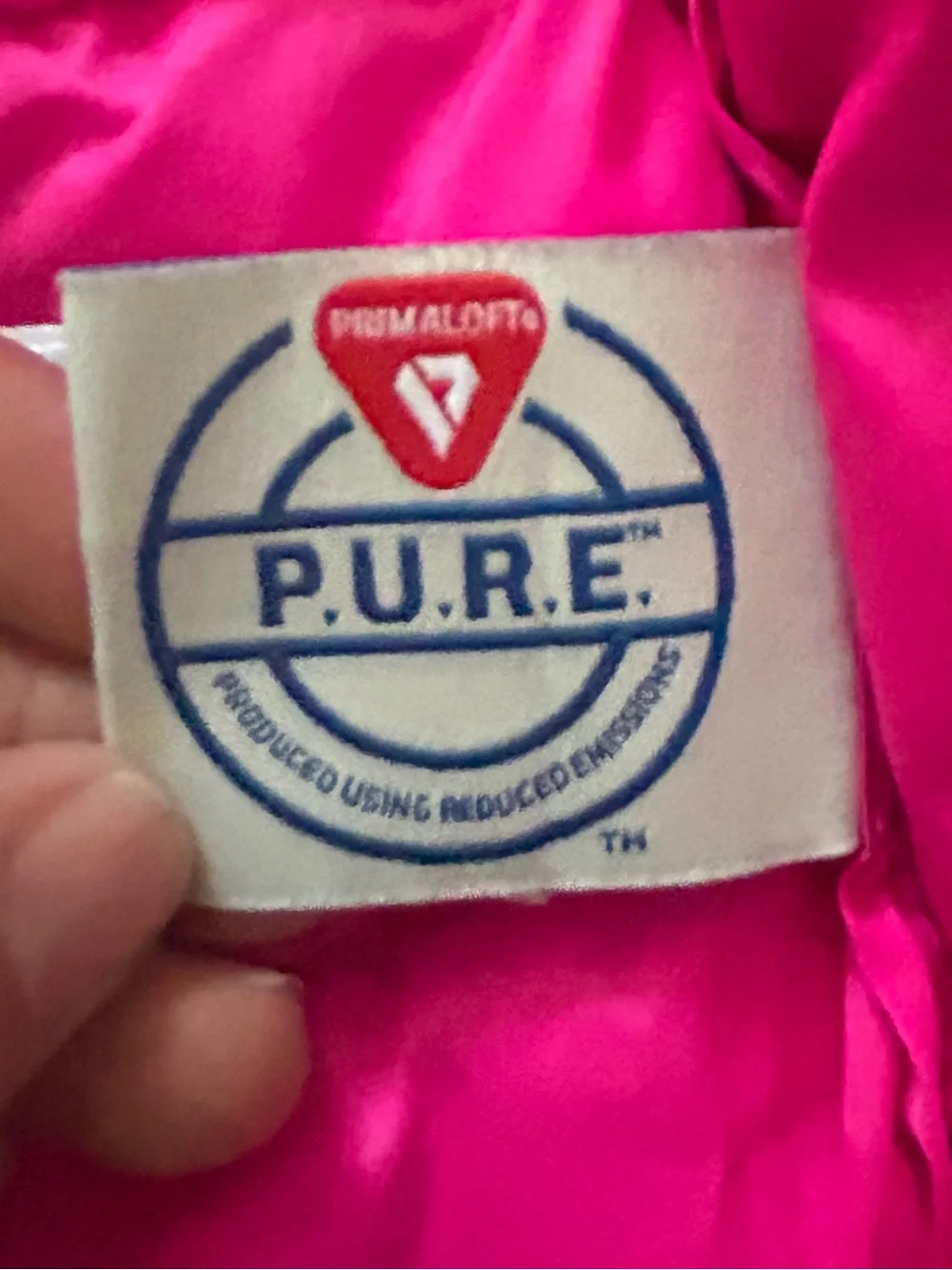 Baby GAP Puré Girls Hot Pink Hooded Puffer Jacket size 3 years